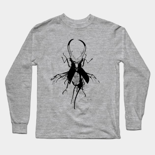 Clockwork dead beetle Long Sleeve T-Shirt by Ikographik